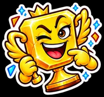 TROPHY TEASE — Shiny, huh? Never yours.